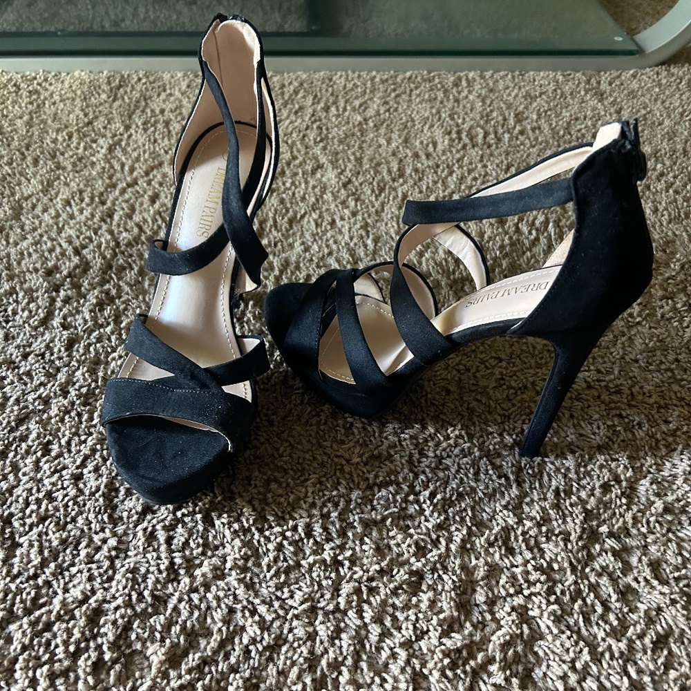 DREAM PAIRS Women's High Heel Platform Dress Pump Sandals